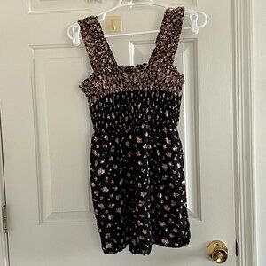 American Eagle Floral Romper Size S